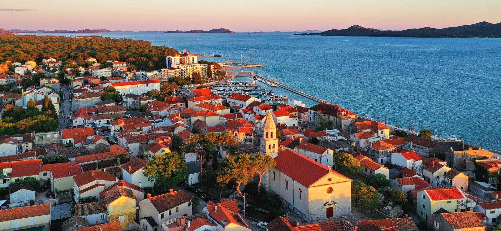 Panorama Foto Biograd am Meer