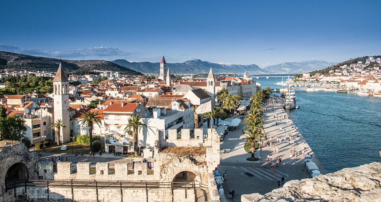 Promenada in Trogir Kroatien